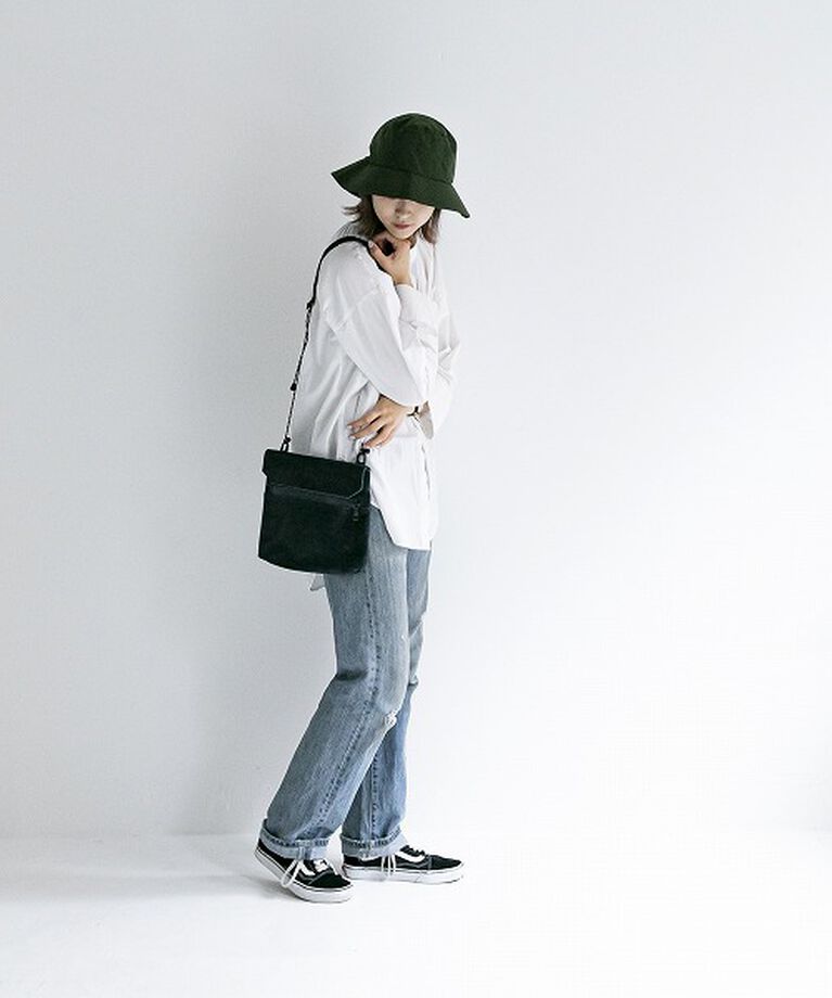 AS2OV「AS2OV / アッソブ SUEDE SACOCHE」|ショルダー・メッセンジャー|