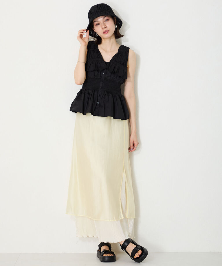 ORiental TRaffic「●2025春夏新作●【Fit meサンダル】メタルパーツ厚底サンダル/51226 サンダル 厚底 人気 売れてる」|サンダル|