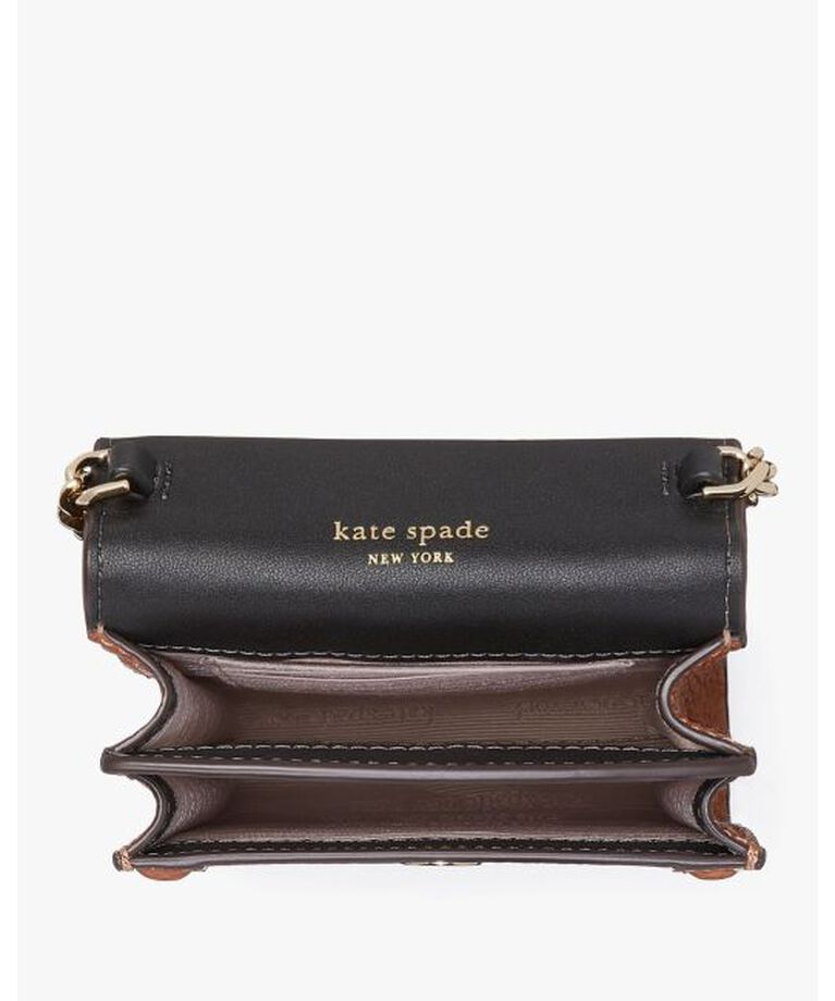 kate spade new york「ノット カラーブロック ぺブル レザー NS フォン クロスボディ」|モバイルケース|