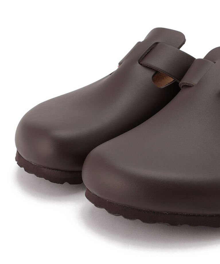 BIRKENSTOCK「【ビルケンシュトック】ボストン/ダークブラウン ナチュラルレザー/クロッグ メンズ レディース」|サンダル|