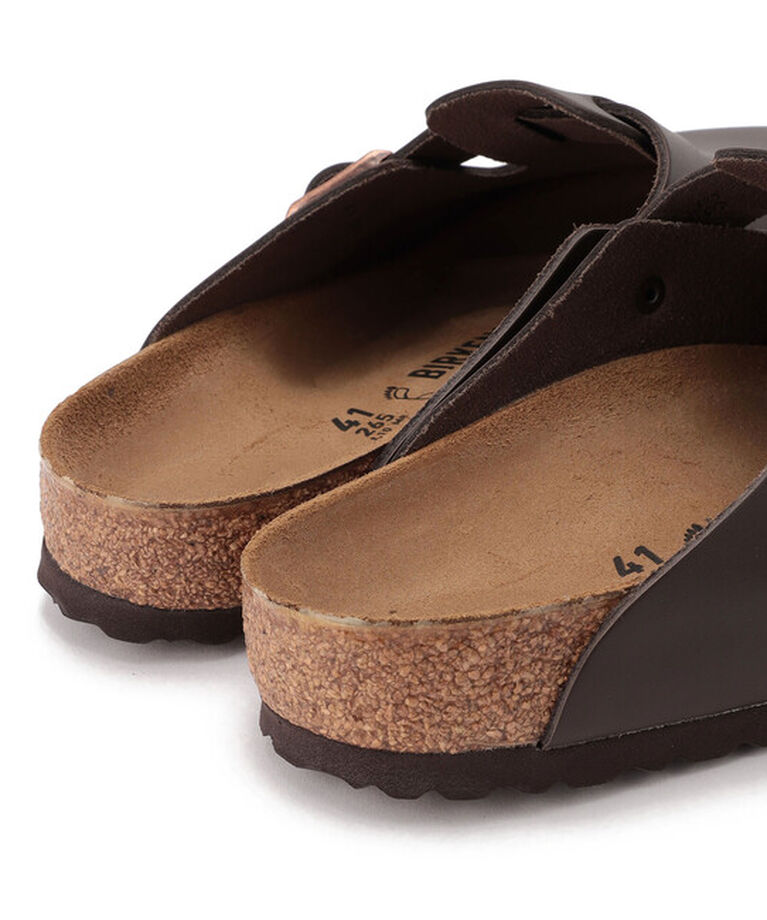BIRKENSTOCK「【ビルケンシュトック】ボストン/ダークブラウン ナチュラルレザー/クロッグ メンズ レディース」|サンダル|