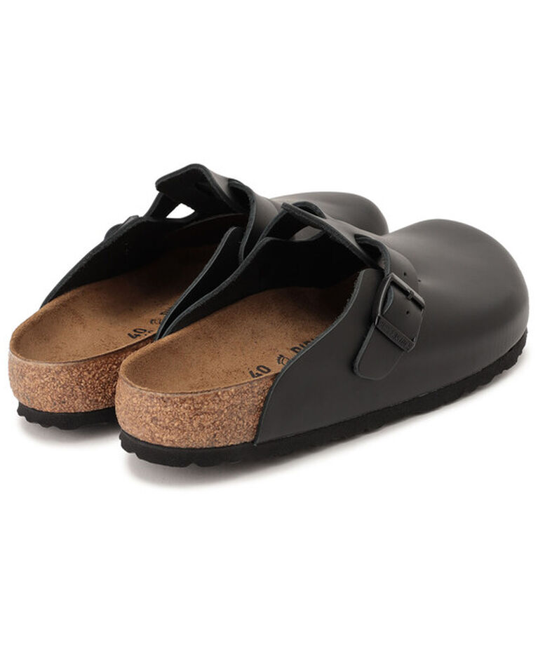 BIRKENSTOCK「【ビルケンシュトック】ボストン/ブラック ナチュラルレザー/クロッグ メンズ レディース」|サンダル|