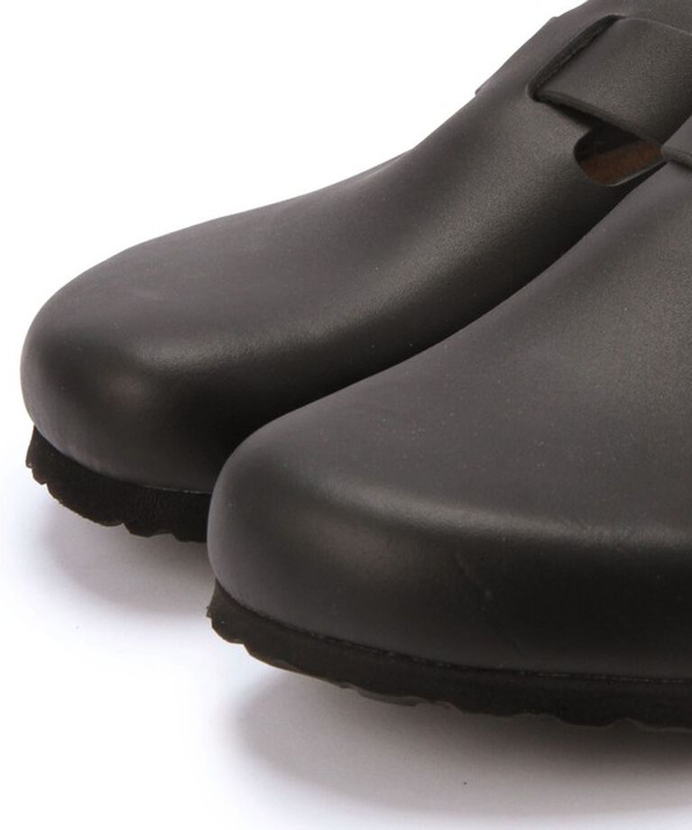 BIRKENSTOCK「【ビルケンシュトック】ボストン/ブラック ナチュラルレザー/クロッグ メンズ レディース」|サンダル|