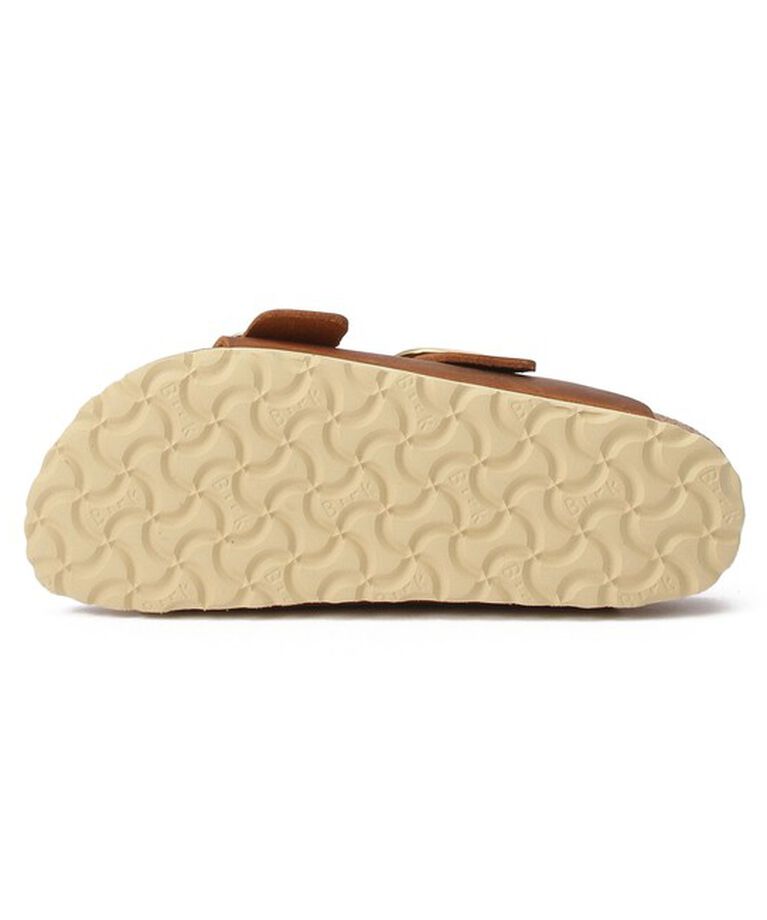 BIRKENSTOCK「【ビルケンシュトック】アリゾナ ビッグバックル ハーフエクスクィジット/コニャック/サンダル」|サンダル|