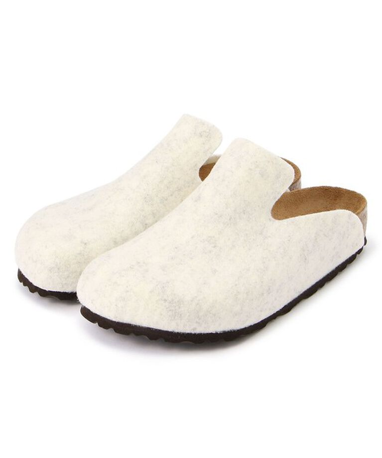 BIRKENSTOCK「【ビルケンシュトック】ダボス/アイボリー フェルト/ルームシューズ メンズ レディース/DAVOS」|サンダル|アイボリー
