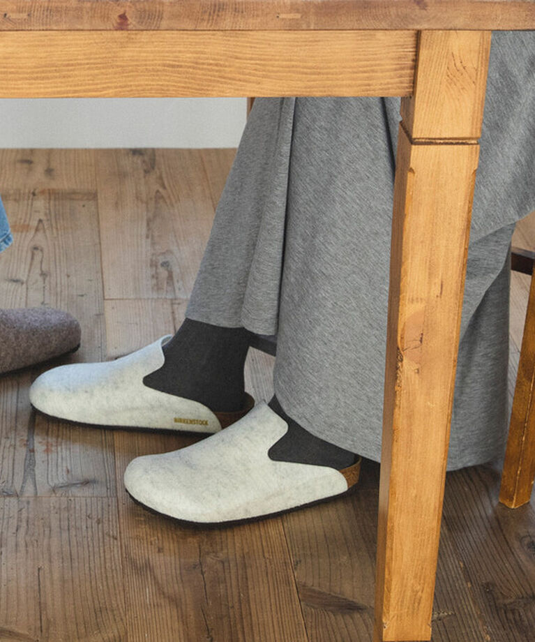 BIRKENSTOCK「【ビルケンシュトック】ダボス/アイボリー フェルト/ルームシューズ メンズ レディース/DAVOS」|サンダル|