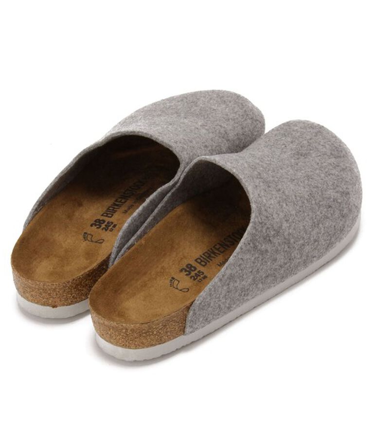BIRKENSTOCK「【ビルケンシュトック】アムステルダム/ライトグレー フェルト/ルームシューズ メンズ レディース」|サンダル|