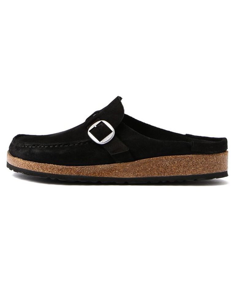 BIRKENSTOCK「【ビルケンシュトック】バックリー/ブラック スエードレザー/クロッグ メンズ/BUCKLEY」|サンダル|