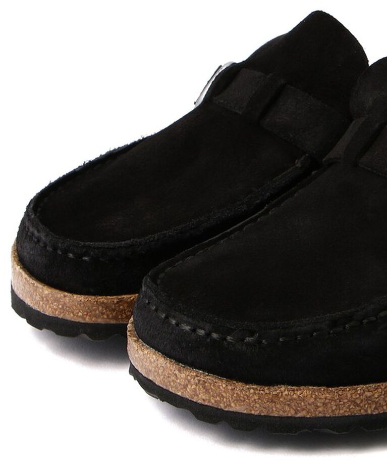 BIRKENSTOCK「【ビルケンシュトック】バックリー/ブラック スエードレザー/クロッグ メンズ/BUCKLEY」|サンダル|