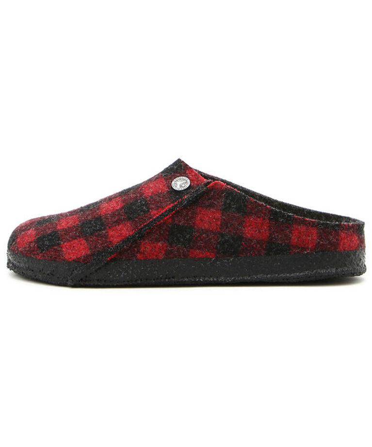 BIRKENSTOCK「【ビルケンシュトック】ツェルマット シアリング/プレイドレッド フェルト/ルームシューズ メンズ」|サンダル|