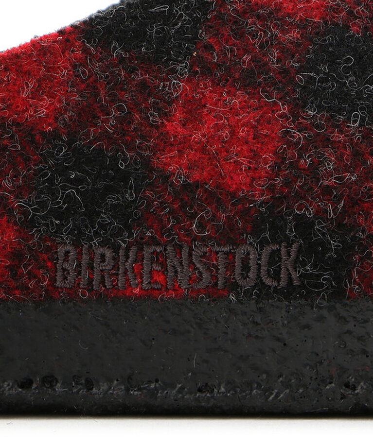 BIRKENSTOCK「【ビルケンシュトック】ツェルマット シアリング/プレイドレッド フェルト/ルームシューズ メンズ」|サンダル|