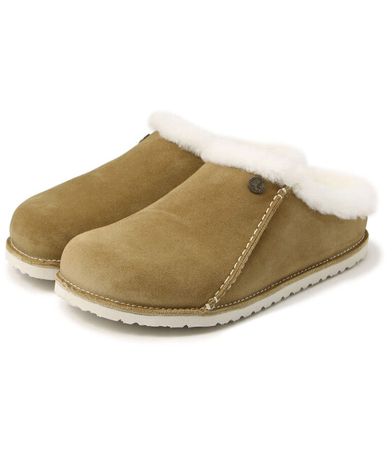 BIRKENSTOCK「【ビルケンシュトック】ツェルマット シアリング/ミンク スエードレザー/ルームシューズ メンズ」|サンダル|ミンク