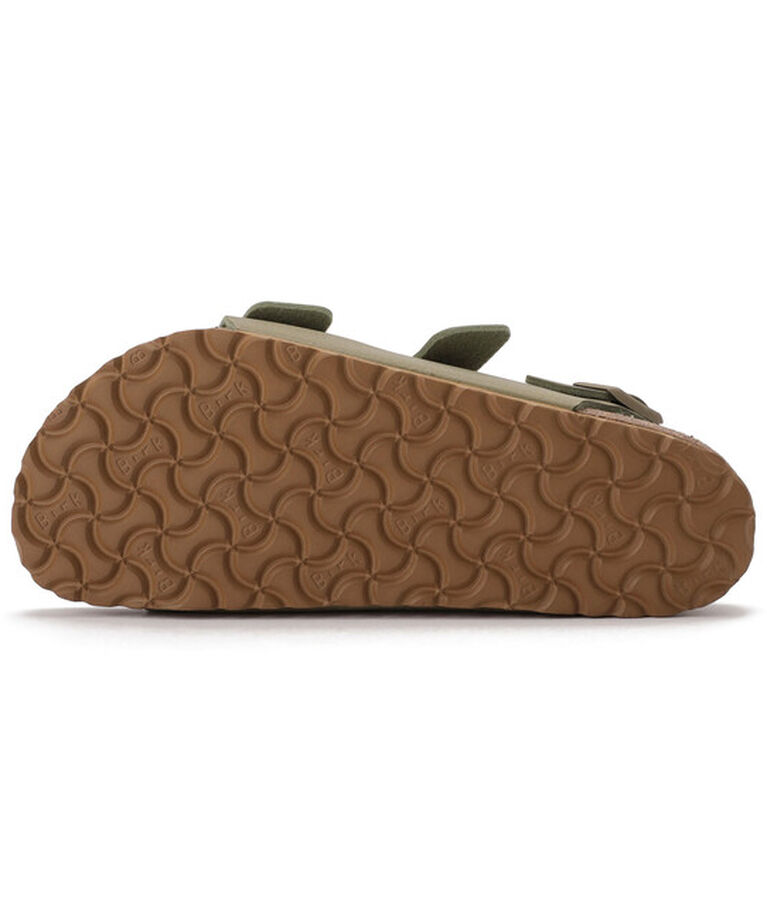 BIRKENSTOCK「【ビルケンシュトック】ミラノ ソフトフットベッド/フェイディド カーキ ビルコフロー/サンダル メンズ」|サンダル|