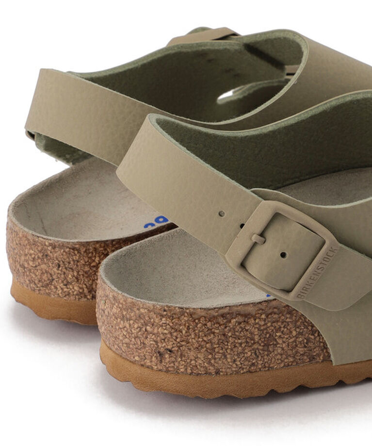 BIRKENSTOCK「【ビルケンシュトック】ミラノ ソフトフットベッド/フェイディド カーキ ビルコフロー/サンダル メンズ」|サンダル|