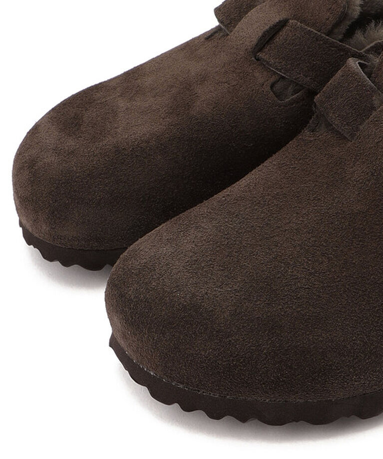 BIRKENSTOCK「【ビルケンシュトック】ボストン シアリング/モカ スエードレザー/クロッグ メンズ/BOSTON」|サンダル|