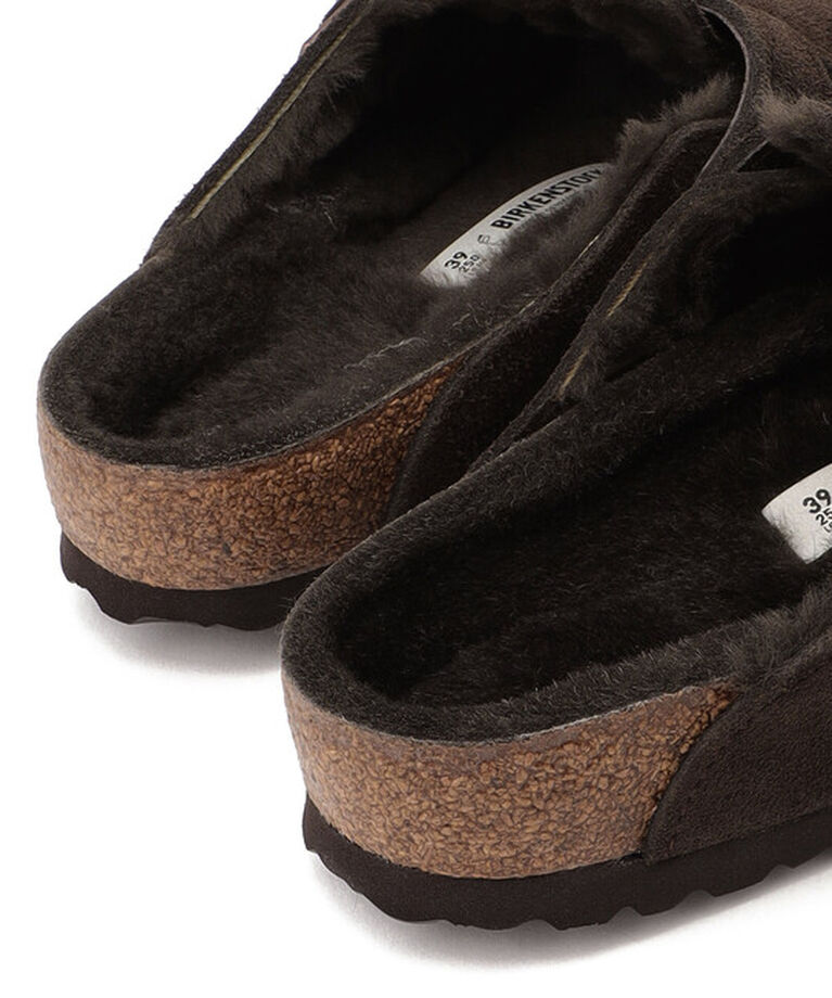 BIRKENSTOCK「【ビルケンシュトック】ボストン シアリング/モカ スエードレザー/クロッグ メンズ/BOSTON」|サンダル|