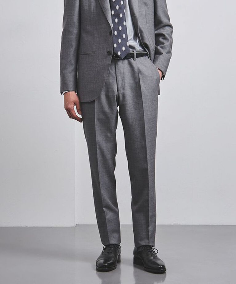 UNITED ARROWS「グレー シャークスキン ３ボタン スーツ S-MODEL」|その他|