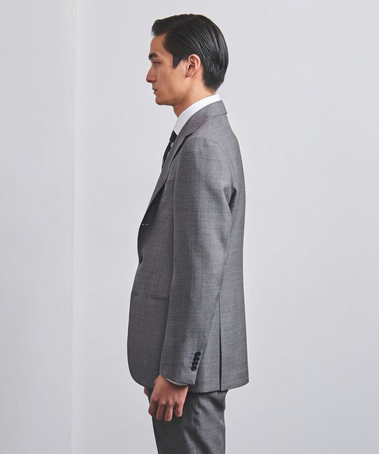 UNITED ARROWS「グレー シャークスキン ３ボタン スーツ S-MODEL」|その他|