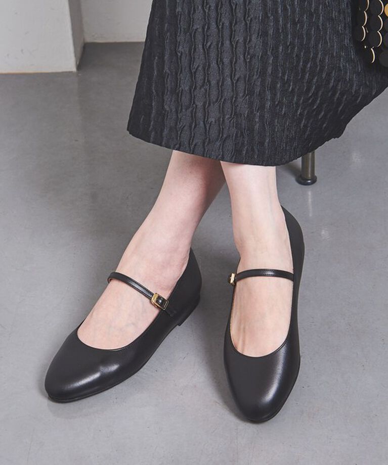 UNITED ARROWS「メリージェーン パンプス」|バレエシューズ|BLACK