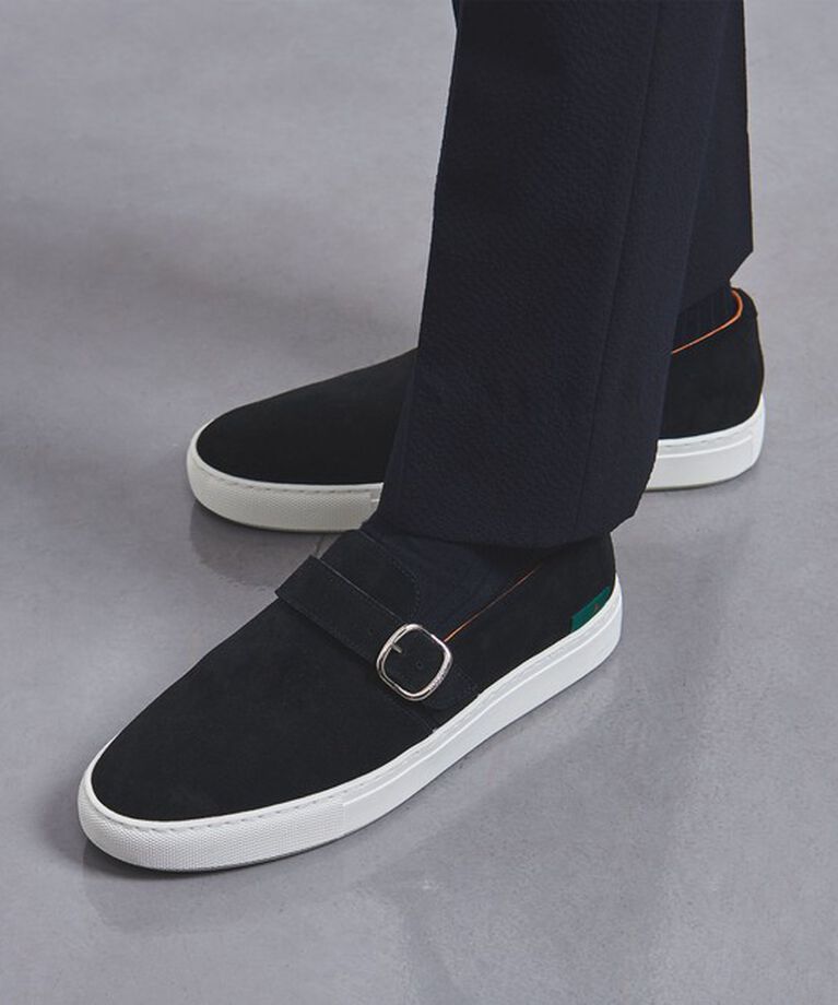 UNITED ARROWS「＜hALON＞モンクストラップ スリッポン」|スニーカー|