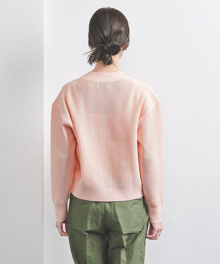 UNITED ARROWS「メッシュ Vネック カーディガン」|カーディガン|