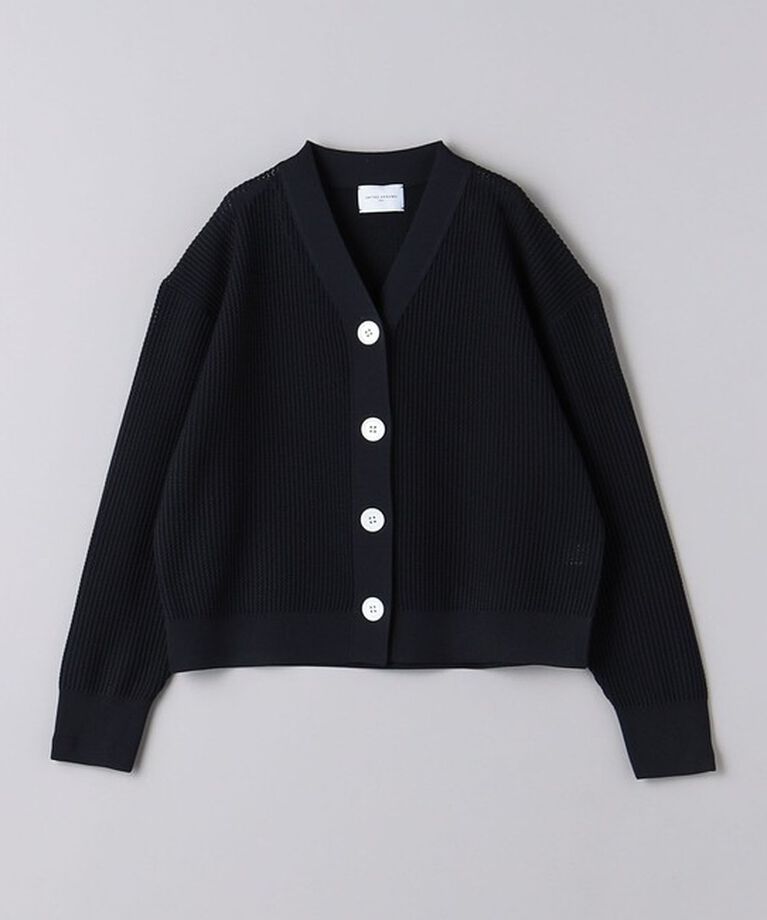 UNITED ARROWS「メッシュ Vネック カーディガン」|カーディガン|