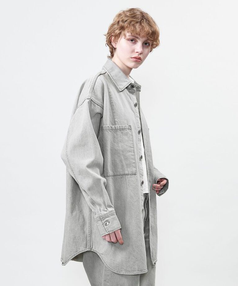ASTRAET「＜ASTRAET＞11.5oz デニム 2ポケットシャツ UNISEX」|シャツ・ブラウス|