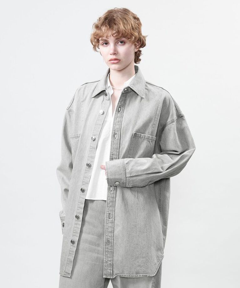 ASTRAET「＜ASTRAET＞11.5oz デニム 2ポケットシャツ UNISEX」|シャツ・ブラウス|