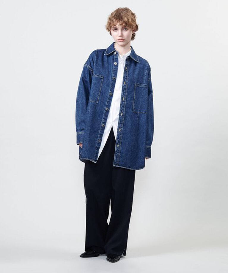 ASTRAET「＜ASTRAET＞11.5oz デニム 2ポケットシャツ UNISEX」|シャツ・ブラウス|