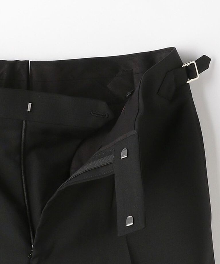 UNITED ARROWS「ウール モヘヤ トロピカル サイドアジャスター 1プリーツ スラックス」|スーツ|
