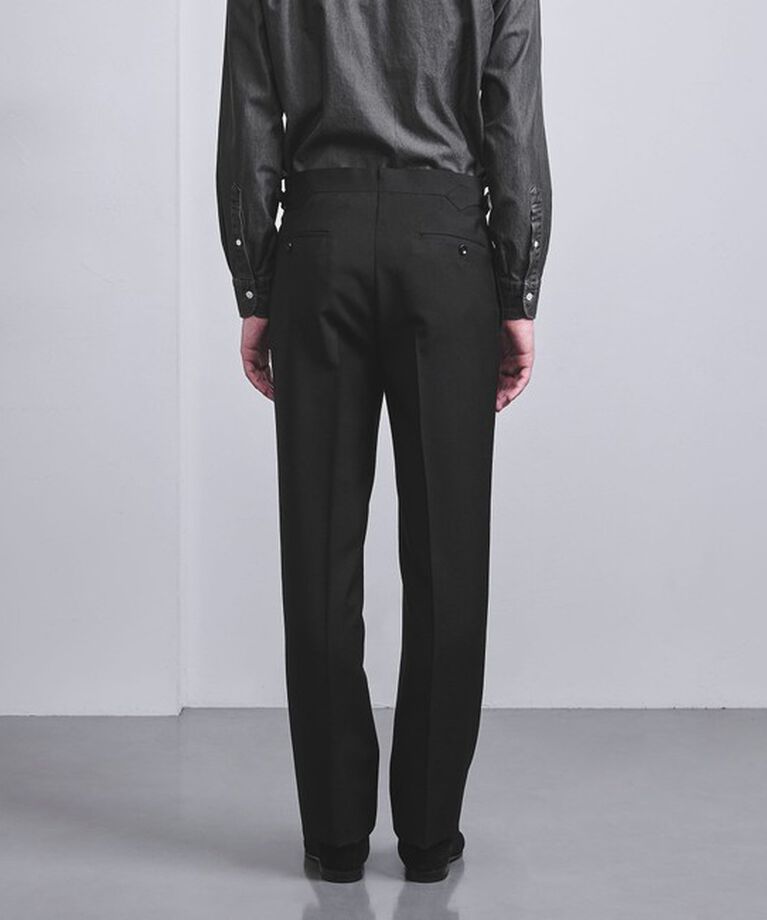 UNITED ARROWS「ウール モヘヤ トロピカル サイドアジャスター 1プリーツ スラックス」|スーツ|