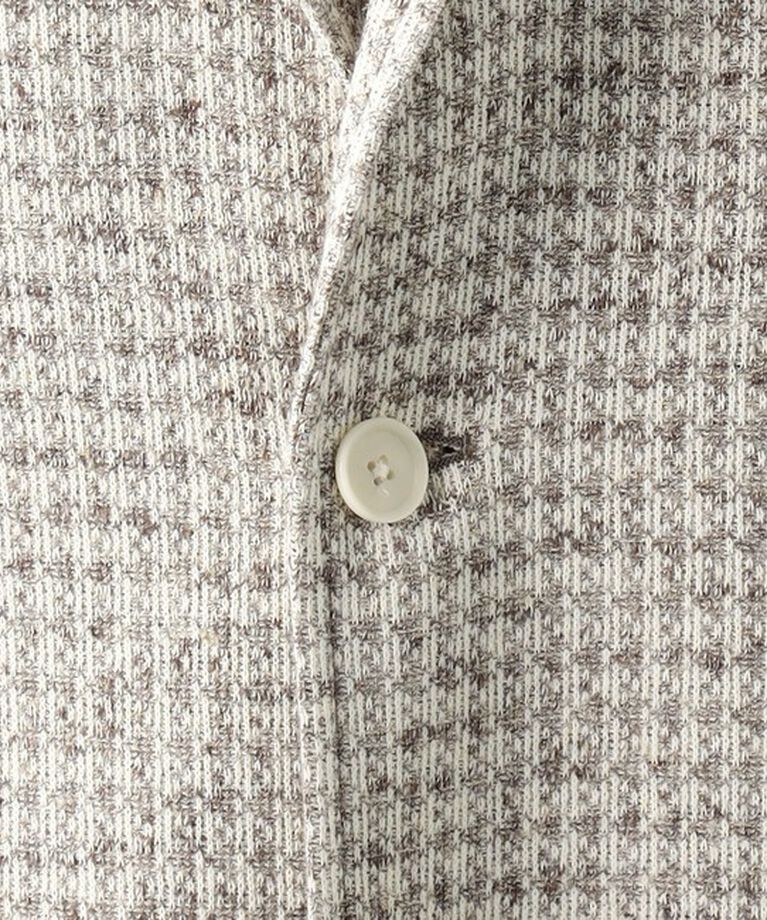 UNITED ARROWS「LANIFICIO ROMA ジャージ チェック ２ボタン シングルジャケット T―MODEL」|テーラードジャケット|