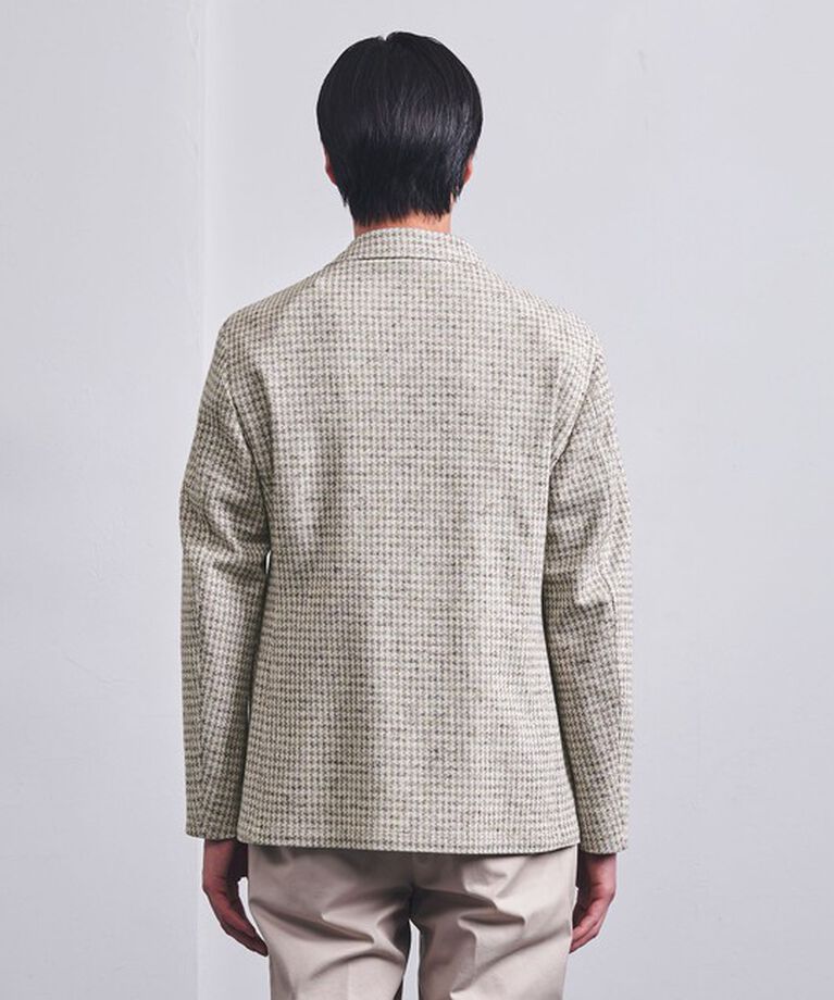 UNITED ARROWS「LANIFICIO ROMA ジャージ チェック ２ボタン シングルジャケット T―MODEL」|テーラードジャケット|