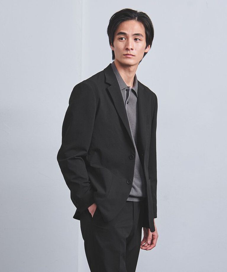 UNITED ARROWS「ドビー シングル 2ボタン テーラードジャケット UA COZY ―ストレッチ・撥水・ウォッシャブル・防しわ―」|スーツ|