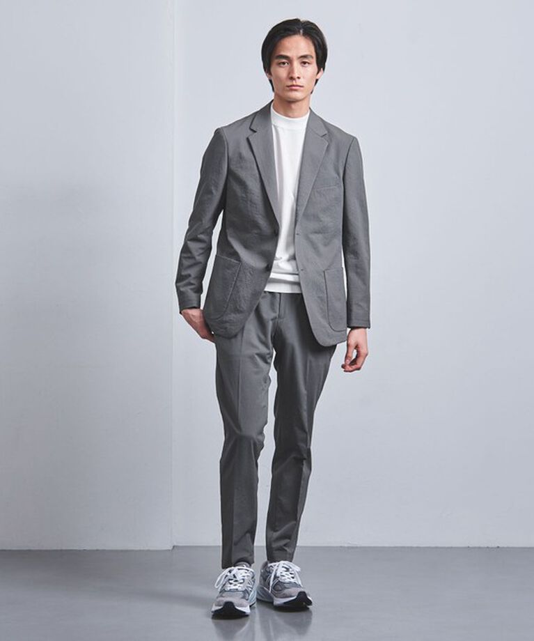 UNITED ARROWS「ドビー シングル 2ボタン テーラードジャケット UA COZY ―ストレッチ・撥水・ウォッシャブル・防しわ―」|スーツ|