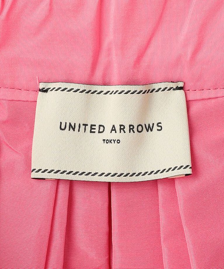 UNITED ARROWS「タフタ ボリュームギャザー スカート」|フレア|
