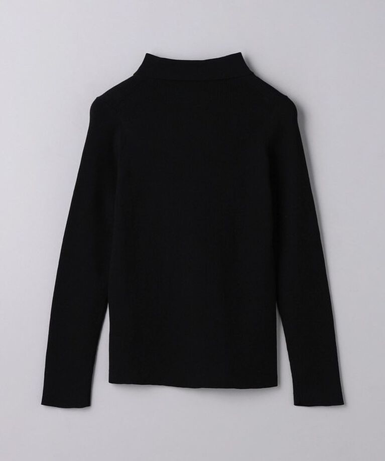 UNITED ARROWS「リブ ポロニット カーディガン」|カーディガン|