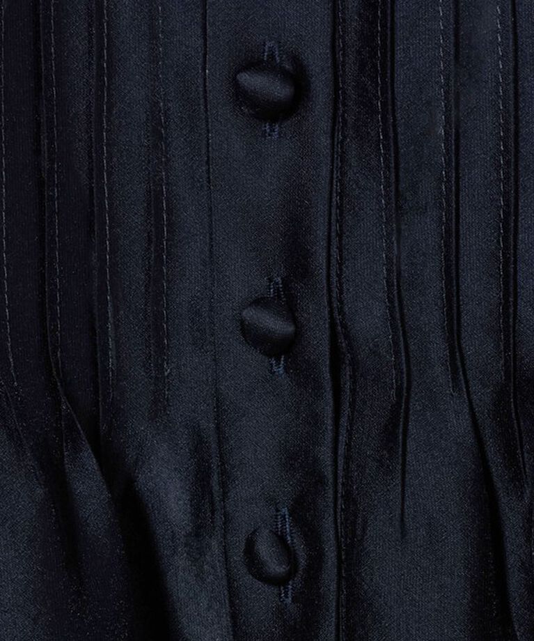 UNITED ARROWS「シルキーピンタック ショートスリーブ ブラウス」|シャツ・ブラウス|