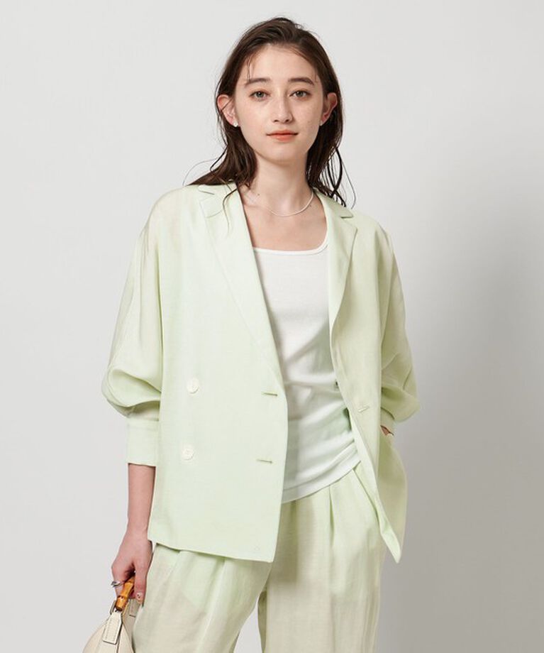 UNITED ARROWS「ドルマン ブラウス ジャケット」|テーラードジャケット|LIME