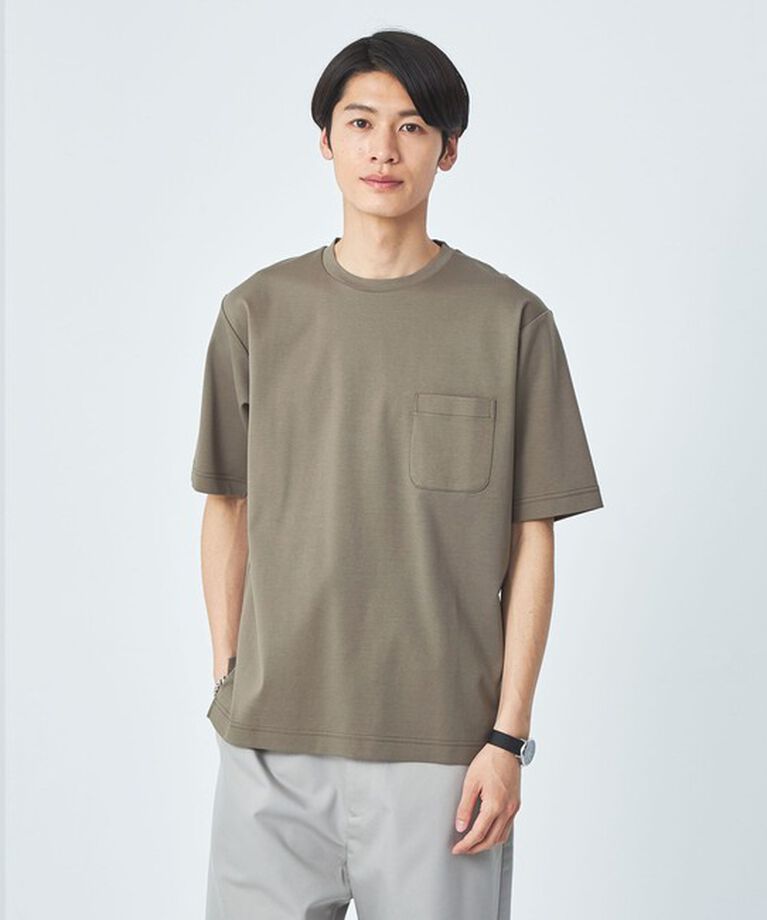 UNITED ARROWS green label relaxing「オーガニック ポンチ クルーネック Tシャツ」|Tシャツ・カットソー|