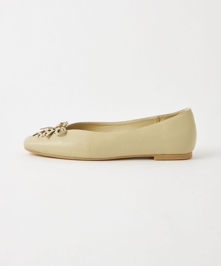 UNITED ARROWS green label relaxing「レースアップ バレエ フラットシューズ -撥水-」|ローファー|