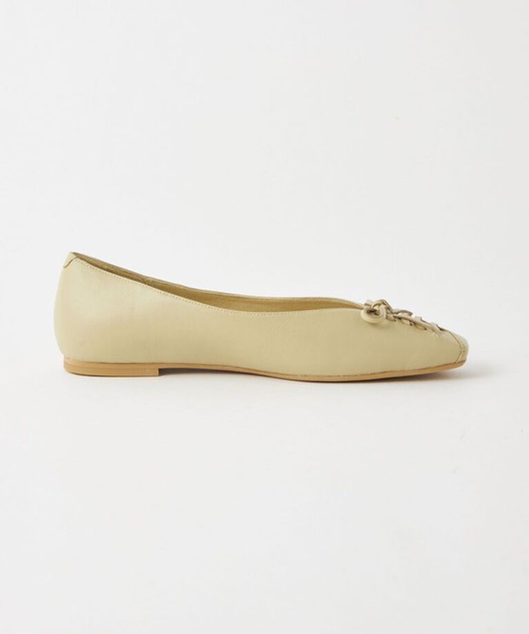 UNITED ARROWS green label relaxing「レースアップ バレエ フラットシューズ -撥水-」|ローファー|