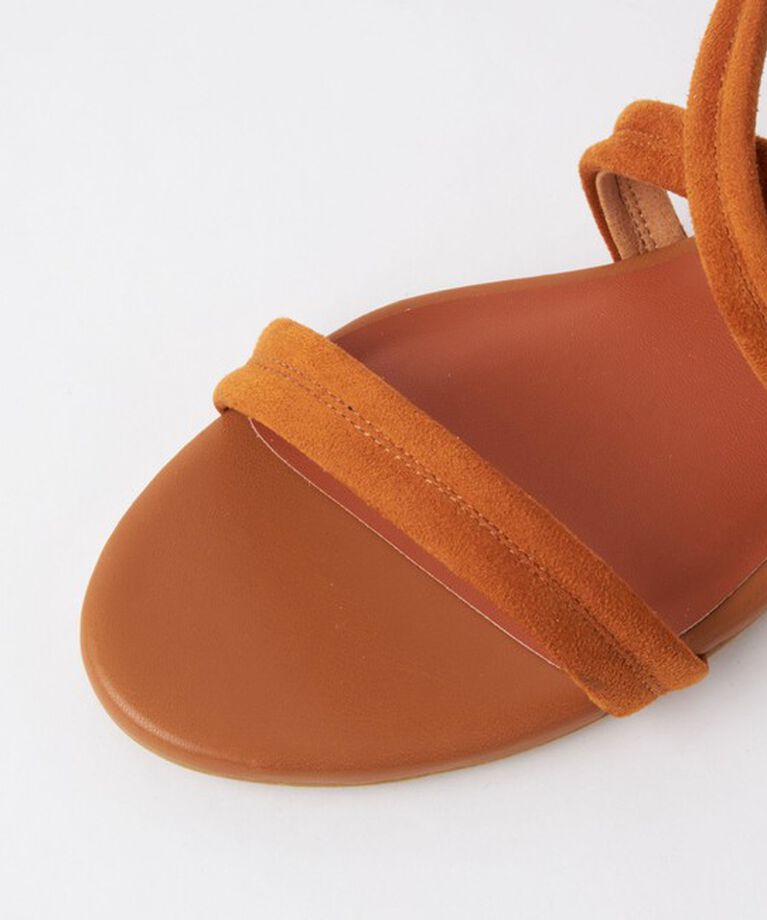 UNITED ARROWS green label relaxing「パデッドクロス サンダル（3cmヒール）」|サンダル|
