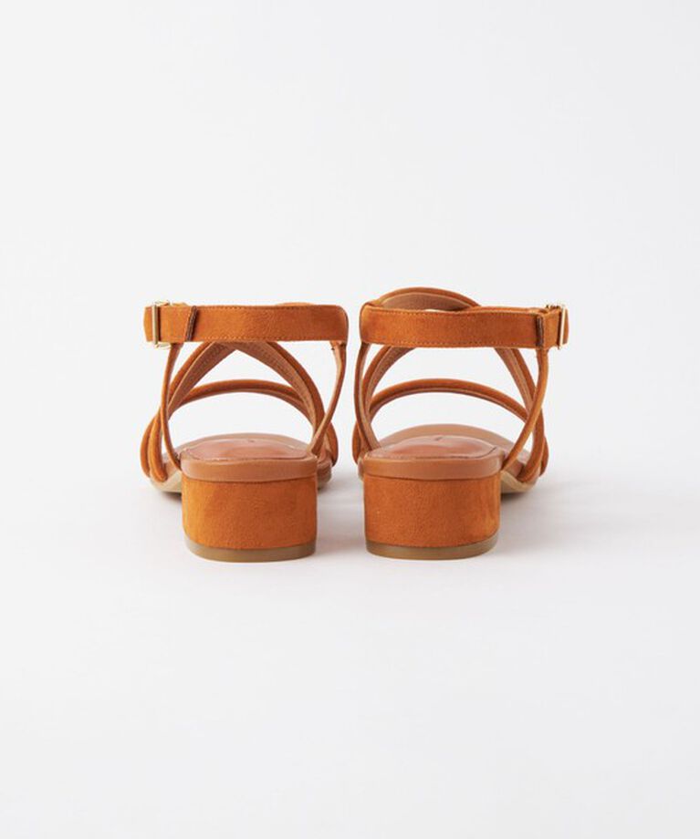UNITED ARROWS green label relaxing「パデッドクロス サンダル（3cmヒール）」|サンダル|