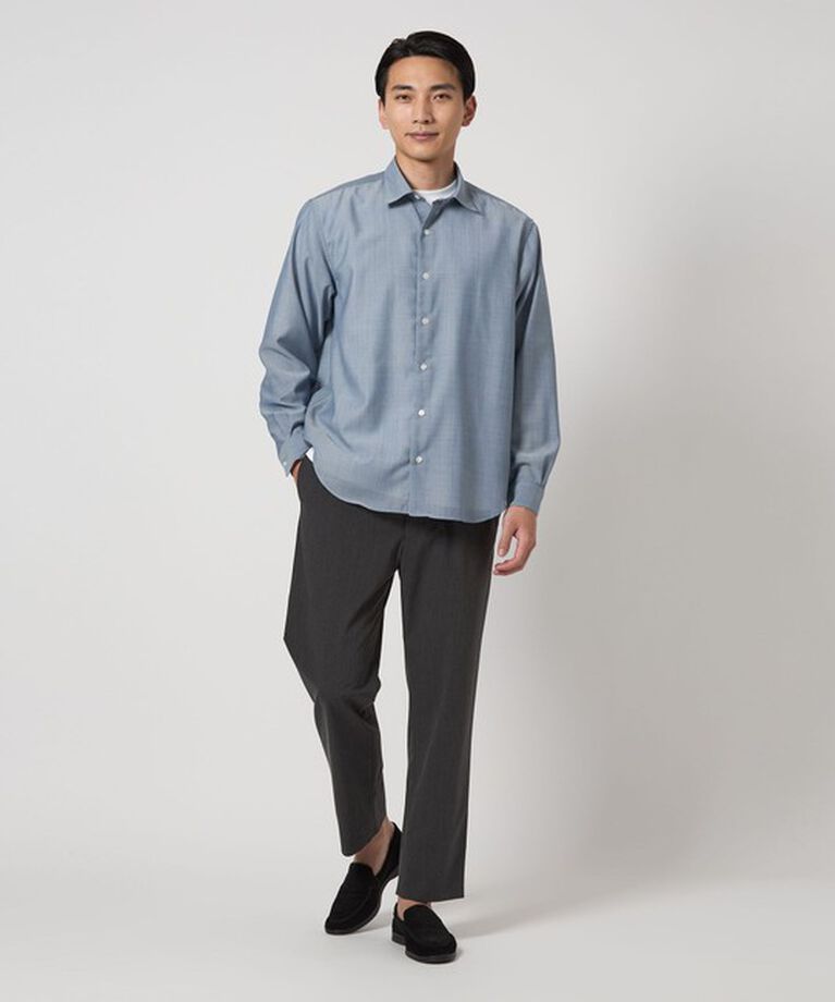 UNITED ARROWS green label relaxing「TW ライトトロピカル オーバー シャツ -ウォッシャブル-」|シャツ・ブラウス|