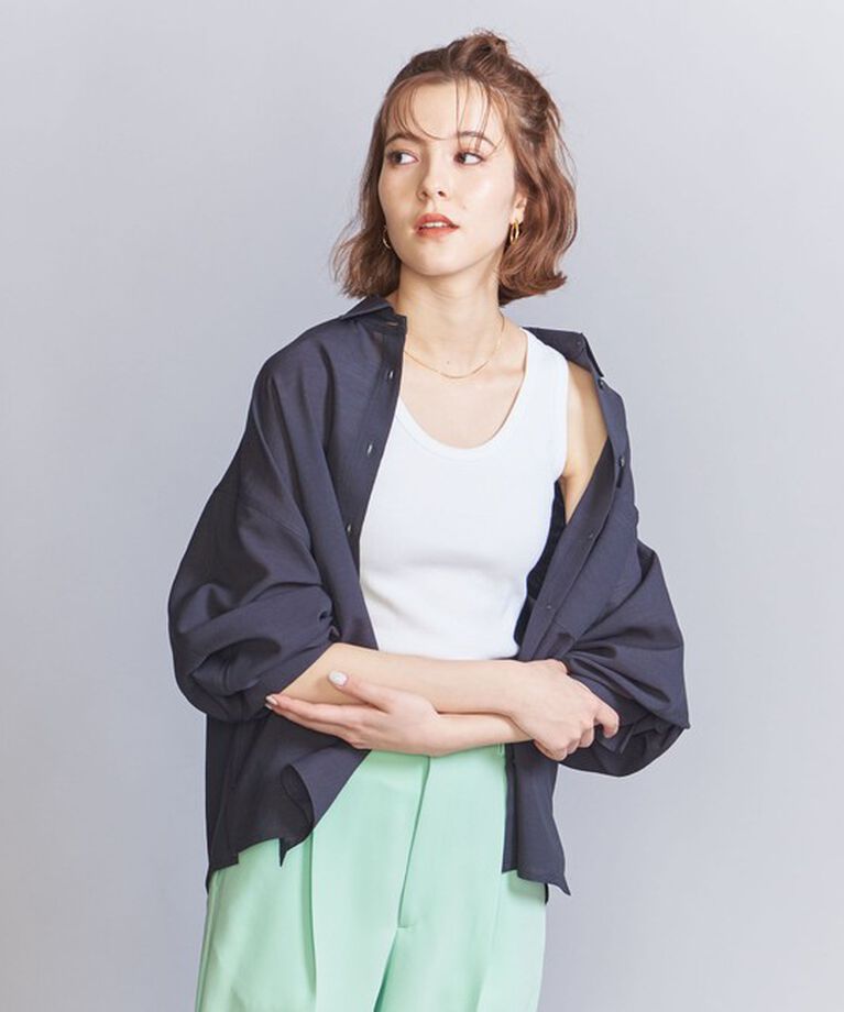 BEAUTY&YOUTH UNITED ARROWS「コットンブレンド テレコ タンクトップ」|タンクトップ|
