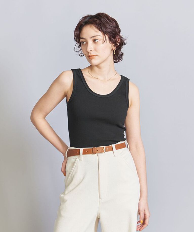 BEAUTY&YOUTH UNITED ARROWS「コットンブレンド テレコ タンクトップ」|タンクトップ|