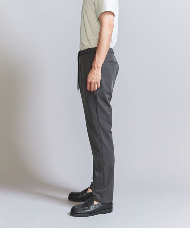 BEAUTY&YOUTH UNITED ARROWS「TR ピンヘッド  1プリーツ イージー パンツ ‐タテ・ヨコストレッチ‐」|チノ|