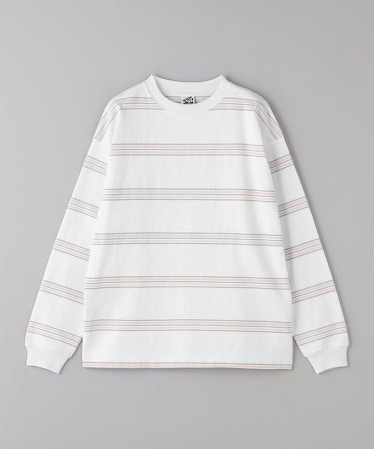 BEAUTY&YOUTH UNITED ARROWS「10oz ヘビー ボーダー クルーネック カットソー」|Tシャツ・カットソー|