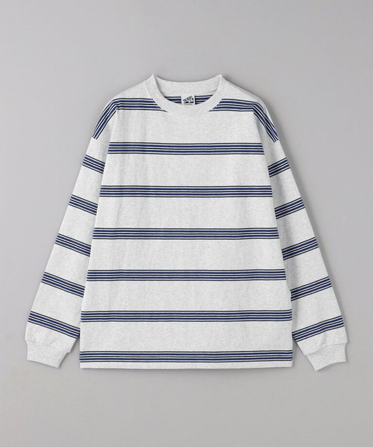 BEAUTY&YOUTH UNITED ARROWS「10oz ヘビー ボーダー クルーネック カットソー」|Tシャツ・カットソー|